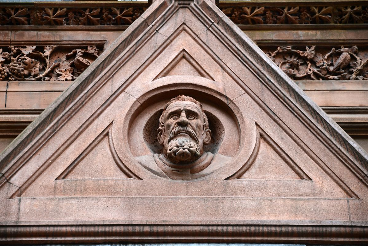 20-4 Bust of Michelangelo Sculpted by Sergio Rossetti Morosini At The National Arts Club Near Union Square Park New York City